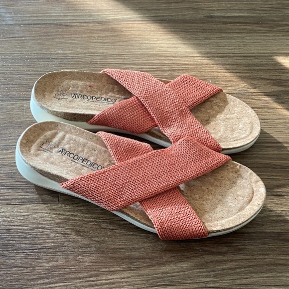 ARCOPEDICO PANTANAL RUST SLIP-ON SANDALS women’s size 38 US 7.5 - Picture 2 of 8
